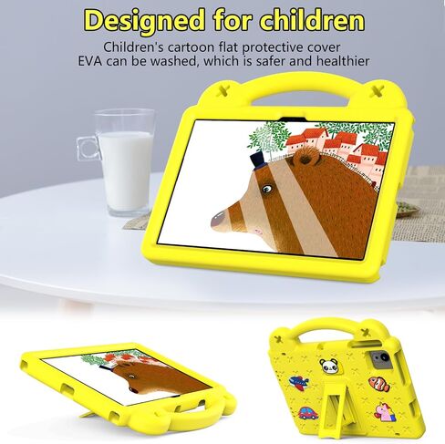 for Revvl Tab 2 Case 10.1 inch 2025, Kids EVA Tablet Cover with Strap Stand Handle, for Tmobile Revvl Tab 2 5G Case, Pink in Saudi Arabia