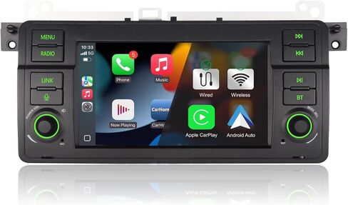 راديو سيارة لـ BMW E46 3 Series 1999-2005 Carplay Android Auto Bluetooth in Kuwait