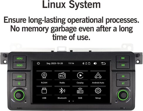 راديو سيارة لـ BMW E46 3 Series 1999-2005 Carplay Android Auto Bluetooth in Kuwait