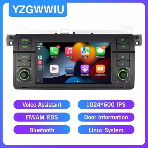 راديو سيارة لـ BMW E46 3 Series 1999-2005 Carplay Android Auto Bluetooth in Kuwait