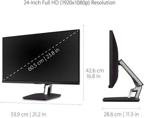 ViewSonic TD2455 24" 1080p IPS 10-Point Multi Touch Screen Monitor (Renewed) in Saudi Arabia