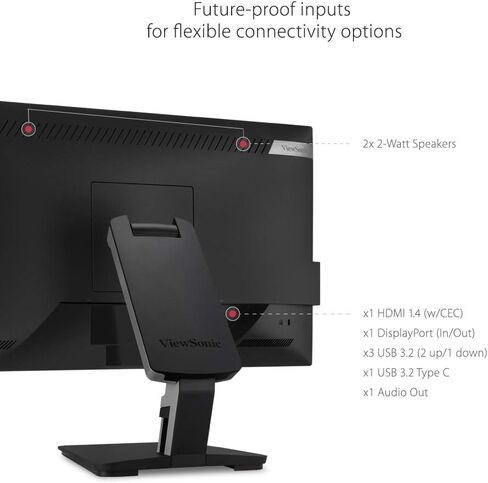 ViewSonic TD2455 24" 1080p IPS 10-Point Multi Touch Screen Monitor (Renewed) in Saudi Arabia