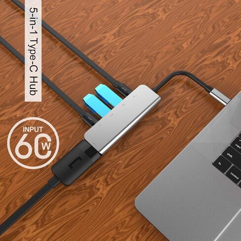 توصيل محول النوع C العام C وتشغيل USB3.0 4K HD TYPE C HUB HUBLE SPEED COMPUTER للاستخدام المهني للعواصف الرعدية ، genericch98y05SWG in Kuwait