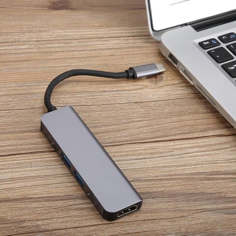توصيل محول النوع C العام C وتشغيل USB3.0 4K HD TYPE C HUB HUBLE SPEED COMPUTER للاستخدام المهني للعواصف الرعدية ، genericch98y05SWG in Kuwait