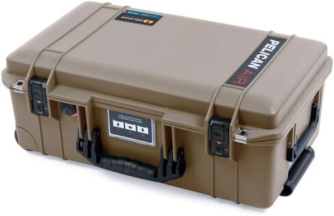 Dark Dart Dirt Pelican 1535 Air Case with TSA Locking Latches. يأتي مع مقسمات مبطنة وشبكة منظم غطاء حقيبة متعددة. in Kuwait