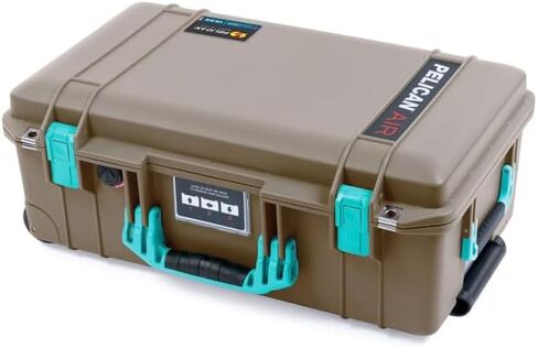 Dark Dart Dirt & Teal Pelican 1535 Air Case. يأتي فارغ وعجلات. in Kuwait