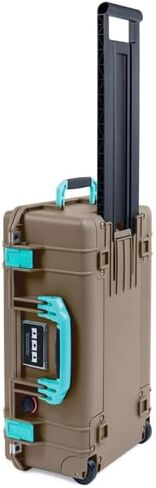 Dark Dart Dirt & Teal Pelican 1535 Air Case. يأتي فارغ وعجلات. in Kuwait