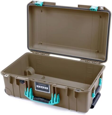 Dark Dart Dirt & Teal Pelican 1535 Air Case. يأتي فارغ وعجلات. in Kuwait