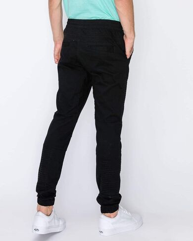 Men's LEFTOUT Moto Joggers Black Camo LRG in Saudi Arabia
