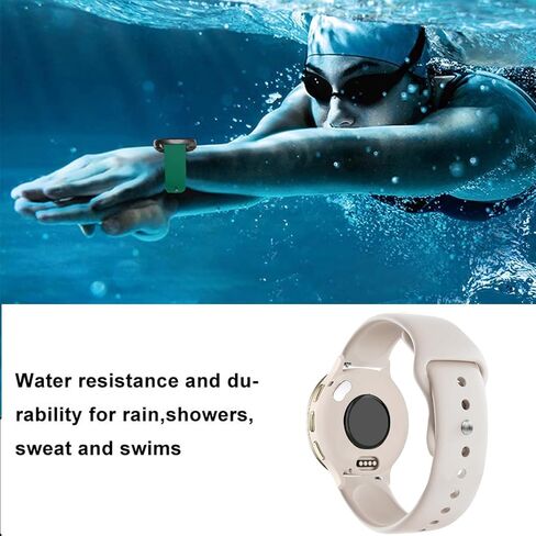 نطاقات مراقبة السيليكون لـ Garmin Venu 3S/Vivoactive 4S/Venu 2S/Vivomove 3S ، Soft Sport 18 ملم حزام معصم بديل لـ Garmin Forerunner 255S/265S in Kuwait