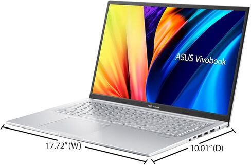 Asus Vivobook Labtop 2023 أحدث ، 17.3 "عرض FHD ، معالج Intel Core I3-1220p (10 نوى) ، ذاكرة الوصول العشوائي 24 جيجابايت ، 1 تيرابايت SSD ، Wi-Fi6 ، USB Type-A&C ، لوحة مفاتيح Chiclet ، الكاميرا ، بصمات الأصابع ، Windows 11 Home in Saudi Arabia