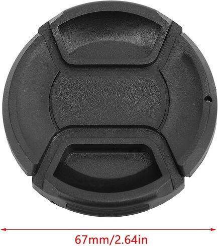 Lens Cap, Camera Lens Cover ABS Lens Cap with High Strength for Camera in Saudi Arabia