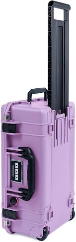 Lilac Pelican 1535 Air case, with Black Handles and latches. Comes Empty & with Wheels. in Saudi Arabia