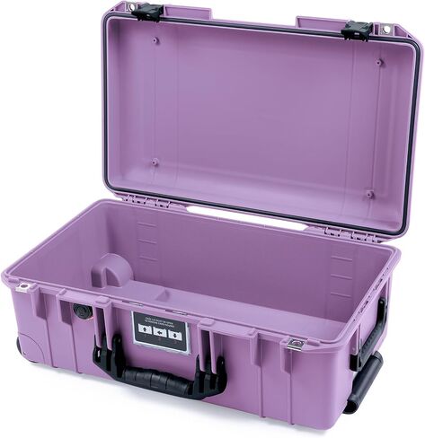 Lilac Pelican 1535 Air case, with Black Handles and latches. Comes Empty & with Wheels. in Saudi Arabia