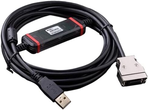 كابل برمجة USB-CIF02 المعمول به CPM1A CPM2A سلسلة بيانات تنزيل كبل الاتصالات FTDI Chip Black ： 3M in Saudi Arabia