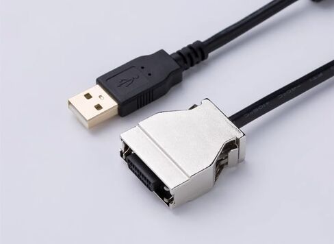 كابل برمجة USB-CIF02 المعمول به CPM1A CPM2A سلسلة بيانات تنزيل كبل الاتصالات FTDI Chip Black ： 3M in Saudi Arabia