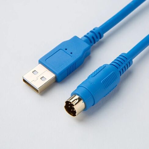 لكابل برمجة USB-H2U/1U PLC H0U H1U H2U سلسلة تنزيل بيانات كبل مطلي بالذهب in Saudi Arabia