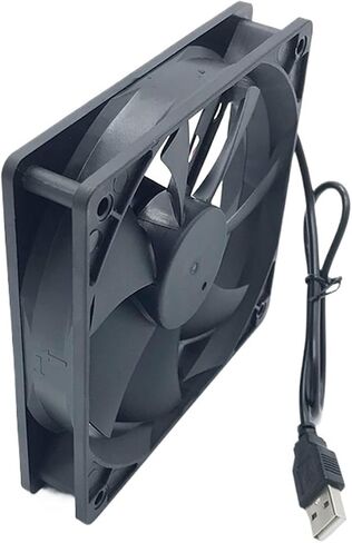 1pc 120mmx120mmx25mm 80mmx80mmx25mm 12volt سائل تحمل مروحة تبريد العادم USB (8 سم _no) in Saudi Arabia