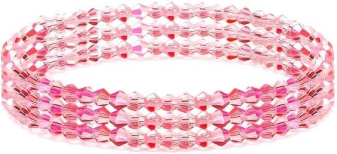 HANGINTHERE Northern Lights Crystals Bracelets for Women Transparent Elastic Crystal Bracelet Elegance and Healing Energy Mother's Day Birthday Anniversary Jewelry Gift for Girls,Women,Mother in Saudi Arabia