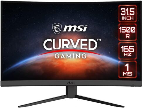 MSI Optix G32C4W 32 "FHD Curved Gaming Monitor ، 1500R ، IPS ، 165Hz ، 1ms ، Wide View ، Black ، 32" (تم تجديده) in Saudi Arabia