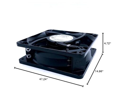 مروحة 115V Typ 4600 N لـ PAPST 4600N FullMetal 12038 12 سم 115VAC 20W 106CFM 3100RPMHIGHT مروحة مقاومة درجة الحرارة in Saudi Arabia