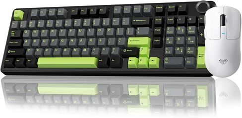 AULA Wireless Keyboard and Mouse Combo, F99 Pro Mechanical Keyboard SC680 Wireless Mouse in Saudi Arabia