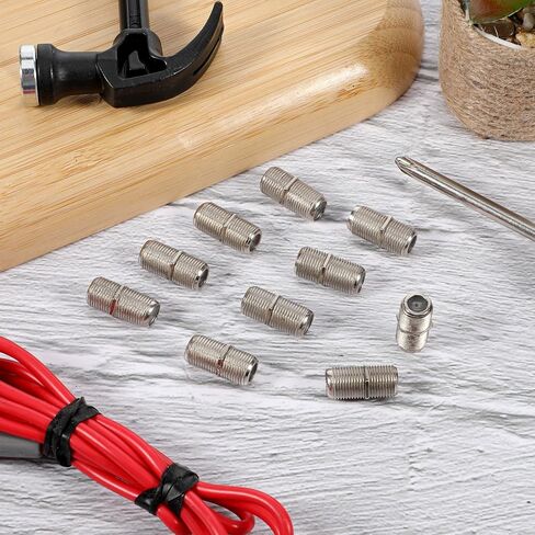 10 PCS f أنثى إلى موصلات برميل أنثى ، موصلات برميل عالية التردد F81 ، الإناث 3 جيجا هرتز إلى الإناث F-type Coxial Extension Adapter Adapter Adapter for TV Husinna in Saudi Arabia