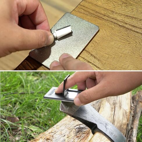 SHARPAL 116N Pocket Diamond Sharpening Card, Coarse(325)/Medium(600)/Fine(1200) Grit, Portable Multi-Tool Kit for Garden Tools, Survival Knives, Files & Blades in Kuwait