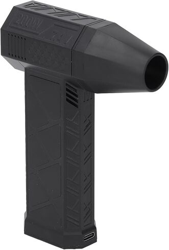 Compressed Air Duster, 130000RPM Cordless Electric Air Duster 3 Gear Adjustable Rechargeable Jet Blower Portable Air Dryer Blower for Computer Car Keyboard Mainframe PC Cleaning in Saudi Arabia