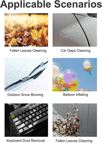 Compressed Air Duster, 130000RPM Cordless Electric Air Duster 3 Gear Adjustable Rechargeable Jet Blower Portable Air Dryer Blower for Computer Car Keyboard Mainframe PC Cleaning in Saudi Arabia
