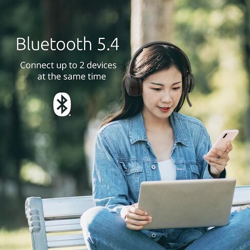 سماعات الرأس اللاسلكية Kensington H1050 Eq مع الميكروفون ، بلوتوث 5.4 ، ميكروفون ENC ، أدوات التحكم في الأذن ، الأسود (K80182WW) in Saudi Arabia
