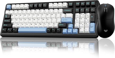 Aula Wireless Keyboard و Mouse Combo ، F99 Mechanical Keyboard SC900 Pro Wireless Mouse in Saudi Arabia