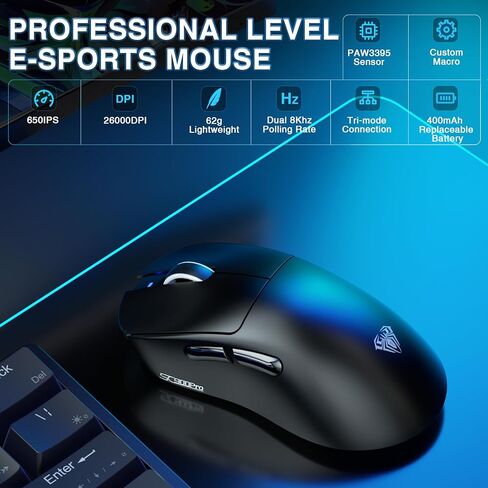 Aula Wireless Keyboard و Mouse Combo ، F99 Mechanical Keyboard SC900 Pro Wireless Mouse in Saudi Arabia