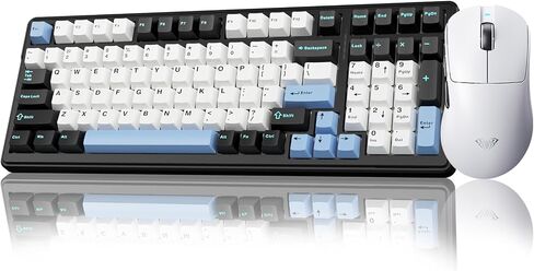 Aula Wireless Keyboard و Mouse Combo ، F99 Mechanical Keyboard SC900 Max Wireless Mouse in Saudi Arabia