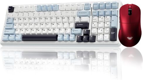 AULA Wireless Keyboard and Mouse Combo, F99 Mechanical Keyboard SC900 Pro Wireless Mouse in Saudi Arabia