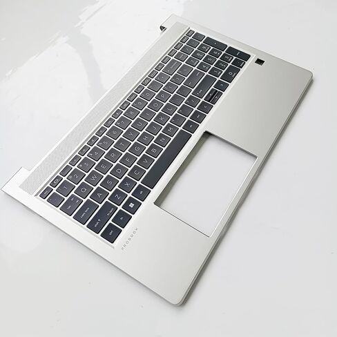Replacement Upper Case Palmrest for HP Probook 450 G8 455 G8 15.6'' Series Laptop Top Cover with Keyboard Assembly M21740-001 M21742-001 Silver (Backlit Keyboard) in Saudi Arabia
