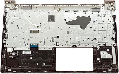 Replacement Upper Case Palmrest for HP Probook 450 G8 455 G8 15.6'' Series Laptop Top Cover with Keyboard Assembly M21740-001 M21742-001 Silver (Backlit Keyboard) in Saudi Arabia
