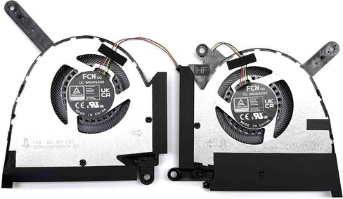 BestParts New Genuine CPU + GPU Cooling Fan Replacement for ASUS TUF Dash 15 (2022) FX517ZM FX517ZR, P/N: 13NR0990T01021 13NR0990T02021, 12V 0.6A (Note: Only for RTX 3060/3070 Series) in Saudi Arabia