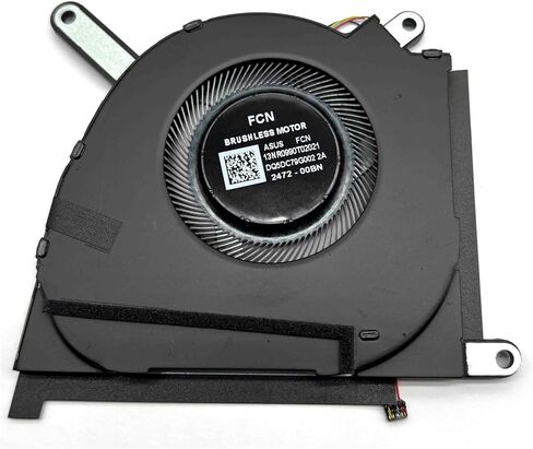 BestParts New Genuine CPU + GPU Cooling Fan Replacement for ASUS TUF Dash 15 (2022) FX517ZM FX517ZR, P/N: 13NR0990T01021 13NR0990T02021, 12V 0.6A (Note: Only for RTX 3060/3070 Series) in Saudi Arabia