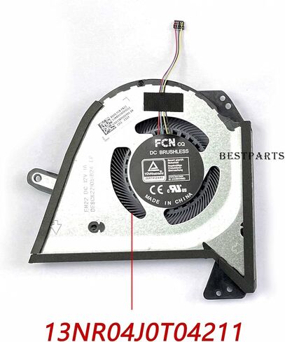 BestParts New Genuine CPU+GPU Cooling Fan Replacement for ASUS ROG Zephyrus 15 2021 (GA503QS GA503QM GA503QR GA503QC GA503QE), P/N: 13NR04J0T04211, 13NR04J0T03211 in Saudi Arabia