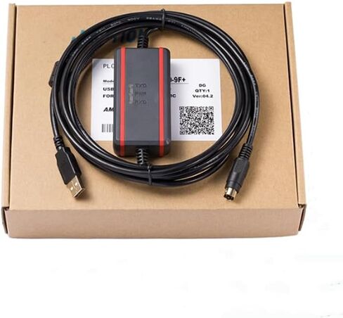 كبل برمجة USB-FBS-232P0-9F PLC Cable FBS Series Cable Black FTDI نموذج معزول in Saudi Arabia
