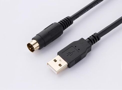 كبل برمجة USB-FBS-232P0-9F PLC Cable FBS Series Cable Black FTDI نموذج معزول in Saudi Arabia