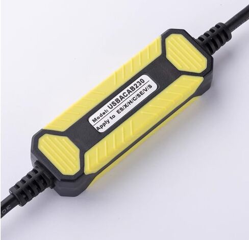 for USBACAB230 PLC Programming Cable EX ES EH etc DVP Full Series Download Cable Data Cable Black Economy in Saudi Arabia