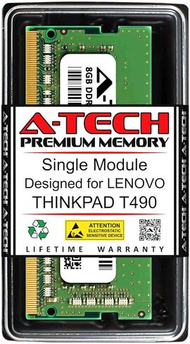 A-Tech 8GB RAM لـ Lenovo ThinkPad T490 | DDR4 2666MHz SODIMM PC4-21300 260-PIN وحدة ترقية الذاكرة غير ECC in Saudi Arabia