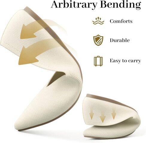 Womens Pointed Toe Flats Knit Dress Washable Shoes Slip On Ballet Flats Shoes Women Comfort Shoes Office Low Wedge Shoes in Kuwait