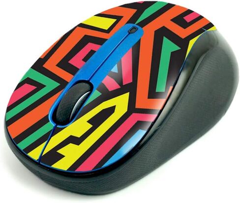 Skin Mayyskins لـ Logitech M325 اللاسلكي الماوس - Hyper | غلاف الالتفاف الواقي ، الدائم ، والفريد من نوعه | من السهل تطبيق الأنماط وإزالتها وتغييرها | صنع في الولايات المتحدة in Saudi Arabia