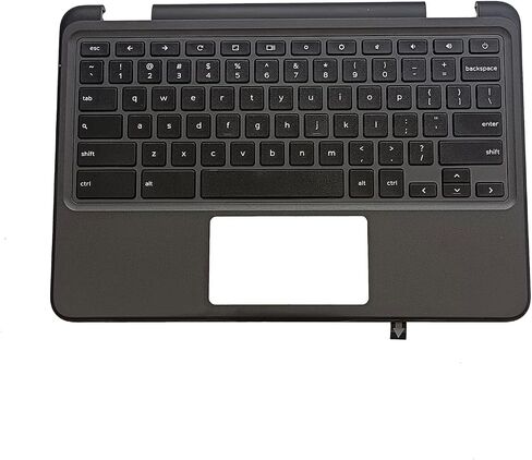 استبدال Dell Chromebook 11 3100 محمول العلوي العلوي CAPER CASE RAMREST NOT-BACKLIT مجموعة لوحة المفاتيح الجزء 0TK87M TK87M أسود in Saudi Arabia
