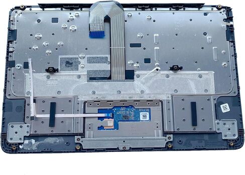 Replacement for HP Chromebook 11 G6 EE 11A-ND0100WM Laptop Upper Top Cover Case Palmrest Not-Backlit Keyboard Touchpad Assembly Part L92334-001 L14922-001 in Saudi Arabia