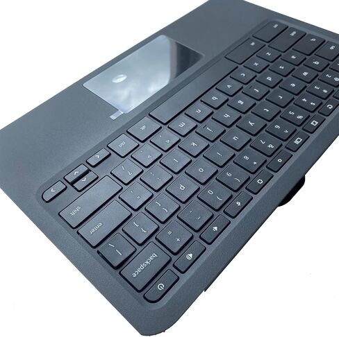 Replacement for HP Chromebook 11 G6 EE 11A-ND0100WM Laptop Upper Top Cover Case Palmrest Not-Backlit Keyboard Touchpad Assembly Part L92334-001 L14922-001 in Saudi Arabia