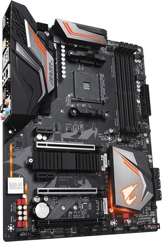 Gigabyte X470 Aorus Ultra Gaming (AMD Ryzen AM4/X470/USB 3.1 Gen 2 Front Type C/ATX/DDR4/Motherboard) (متجدد) in Saudi Arabia